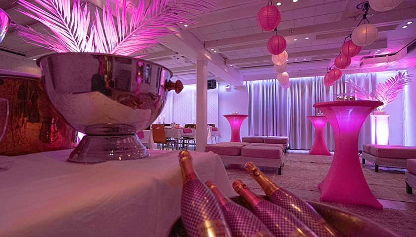 Pink Party hyra dekoration och möbler